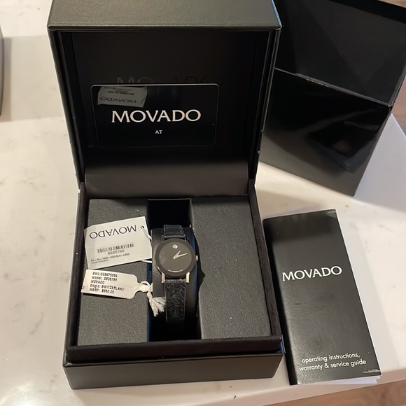 Movado Accessories - Women’s Movado Quartz Black Watch